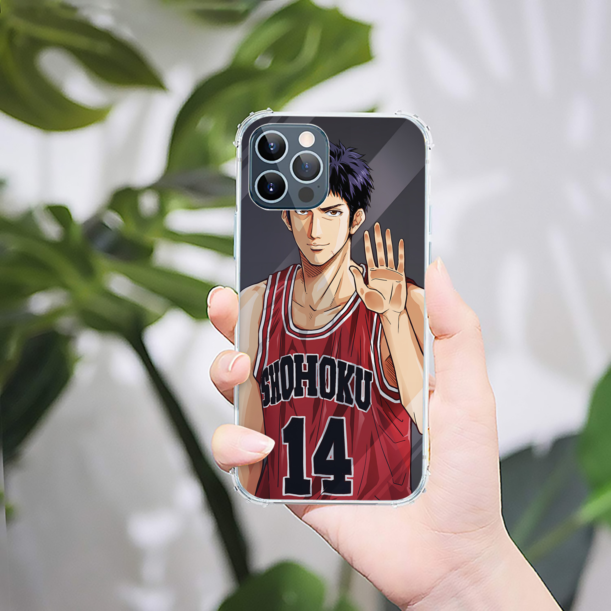 （画像用） SLAM DUNK／スラムダンク 【iPhone 12シリーズ対応】透明スマホケース（クリアソフトケース）